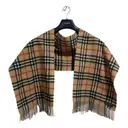 Cashmere scarf & pocket square Burberry - Vintage