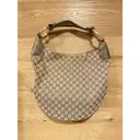 Bamboo Ring cloth handbag Gucci