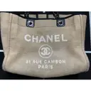 Deauville Chain cloth tote Chanel