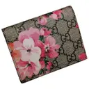 GG Blooms cloth wallet Gucci