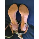 Cloth sandals Gucci