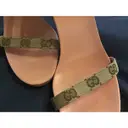 Cloth sandals Gucci