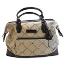 Beige Cloth Handbag Longchamp