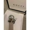 Gucci Interlocking Buckle cloth belt for sale