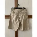 Buy Abercrombie & Fitch Beige Cotton Shorts online