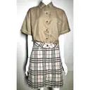 Mini skirt Burberry - Vintage