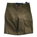 Beige Cotton Shorts Comme Des Garcons