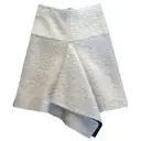 Marni White Wool Boucle Skirt Marni