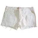 Beige Cotton Shorts J Brand