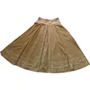 Beige Cotton Skirt Polo Ralph Lauren