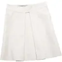 Beige Cotton Skirt Celine