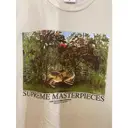 Buy Supreme Beige Cotton T-shirt online