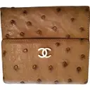 Beige Exotic leathers Wallet Chanel