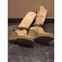 Faux fur snow boots Moncler