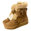 Faux fur buckled boots Tommy Hilfiger