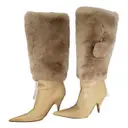 Fox boots Dior