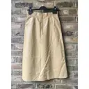 Leather mid-length skirt Alexa Chung