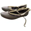 Leather ballet flats Buttero