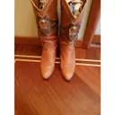 Leather cowboy boots Buttero
