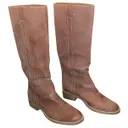 Leather boots Cinti