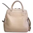 Leather backpack Delvaux