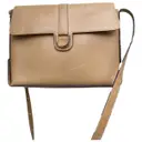 Leather crossbody bag Delvaux - Vintage
