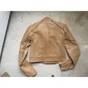 Leather jacket Diesel Black Gold
