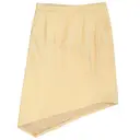 Donna Karan Leather mid-length skirt for sale