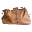 Leather handbag Galliano