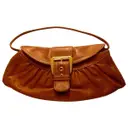 Beige Leather Handbag Celine