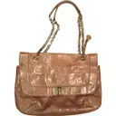 Beige Leather Handbag Happy Lanvin