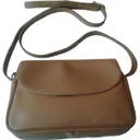 Beige Leather Handbag Longchamp - Vintage