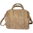 Beige Leather Handbag Rocco Alexander Wang
