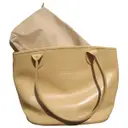 Beige Leather Handbag Roseau Longchamp