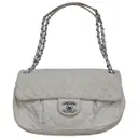 Beige Leather Handbag Timeless Chanel