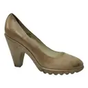 Leather heels Hogan