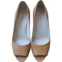 Beige Leather Heels Marc by Marc Jacobs