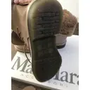 Max Mara Leather biker boots for sale