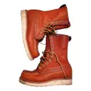 Leather lace up boots Red Wings