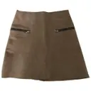 Leather mini skirt Sandro