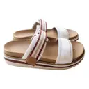 Leather flip flops See by Chloé