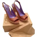 Sergio Rossi Leather heels for sale