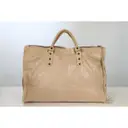 Weekender leather handbag Balenciaga