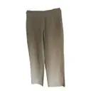 Linen straight pants Armani Collezioni