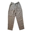 Linen trousers Gianmarco Lorenzi - Vintage
