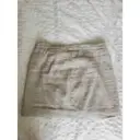 Buy Helmut Lang Linen mini skirt online