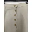 Linen mid-length skirt Mulberry