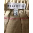 Buy See by Chloé Linen mini skirt online