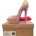 Beige Patent leather Heels Christian Louboutin