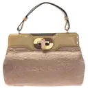 Isabella Rossellini patent leather handbag Bvlgari